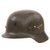 Original German WWII Luftwaffe M35 Double Decal Steel Helmet with 1939 Dated 59cm Liner & Chinstrap Remnants - Stamped SE66 Original Items