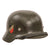 Original German WWII Heer Army M35 Double Decal Helmet with 1939 Dated 57cm Liner and Chinstrap - Stamped ET64 Original Items