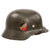 Original German WWII Heer Army M35 Double Decal Helmet with 1939 Dated 57cm Liner and Chinstrap - Stamped ET64 Original Items