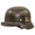 Original German WWII Heer Army M35 Double Decal Helmet with 1939 Dated 57cm Liner and Chinstrap - Stamped ET64 Original Items