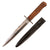 Original German WWII Luftwaffe Fallschirmjäger Fighting Knife with Boot Scabbard - Weimar Eagle 6 Marked