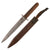 Original WWI Austro-Hungarian Fighting Knife by Zeitler with Steel Scabbard & Partial Leather Strap Original Items