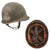 Original U.S. M1 Helmet Used in Saving Private Ryan – 327th Glider Infantry Regiment, 101st Airborne Division with Matching Liner – With Copy of Notarized Letter of Authenticity