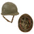 Original U.S. M1 Helmet Used in Saving Private Ryan with Follow Me Stripe – 2nd Ranger Battalion – With Copy of Notarized Letter of Authenticity Original Items