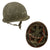 Original U.S. M1 Helmet Used in Saving Private Ryan – 2nd Ranger Battalion – With Copy of Notarized Letter of Authenticity