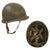Original U.S. WWII M1 Helmet Worn by Medic Irwin Wade in Film Saving Private Ryan - 2nd Ranger Battalion - Comes with Original Notarized Letter of Authenticity Original Items