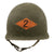 Original U.S. WWI M1 Helmet Used in Film Saving Private Ryan with CAPAC Liner - 2nd Ranger Battalion - Comes with Copy of Notarized Letter of Authenticity Original Items