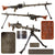 Original German WWII MG 34 Display Machine Gun Serial 7278 b by Waffenwerke Brünn with WWII Marked Basket Belt Carrier - dated 1945 Original Items