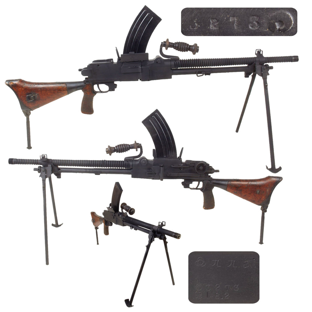 Original WWII Imperial Japanese 1943 Dated Type 99 Display Light Machine Gun with Resin Magazine - Serial 3273 Original Items