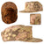 Original German WWII Reversible Waffen SS Field-Made Cap Made from Eichenlaubmuster Oak Pattern Camouflage Original Items