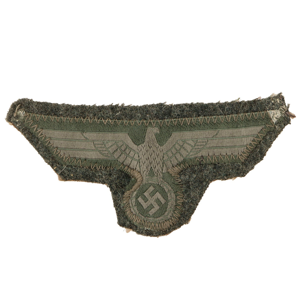 Original German WWII Heer Army EM/NCO BeVO Breast Eagle - Field Uniform Cutoff Original Items