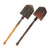 Original German WWII Pair of Two Folding Shovels Klappspaten with Maker Markings Original Items
