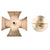 Original German WWII Vaulted Screw Back Iron Cross First Class 1939 by Glaser & Sohn of Dresden - EKI Original Items