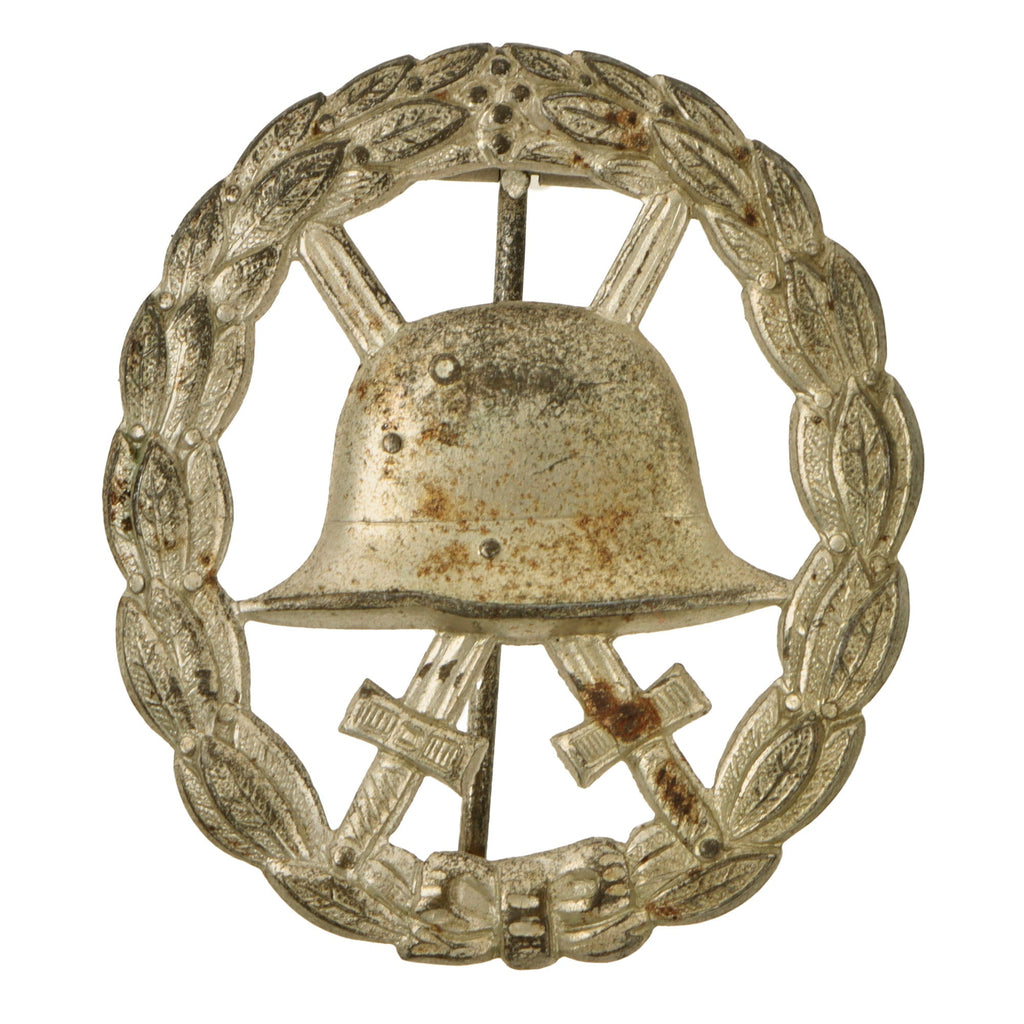 Original Imperial German WWI Cut-Out Silver Wound Badge - Verwundetenabzeichen in Silber Original Items