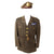 Original U.S. WWII AAF KIA Uniform, Visor Cap, & Trousers of Lieutenant Alex Thomaides, 365th Bomb Squadron, 305th Bomb Group with Binder of Research Original Items
