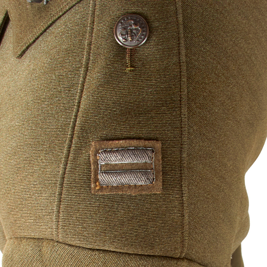 Original U.S. WWII USMC Raider Captain’s Uniform Jacket with “Bloodied ...