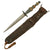 Original U.S. WWII USMC Identified Marine Raider Stiletto Dagger with M6 Sheath & Packet of National Archives Research - Henry E. Boyd, 1st Raider Battalion - Wounded on Guam Original Items