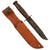 Original WWII U.S. Navy Mark 2 Blade Marked KA-BAR Fighting Knife by Union Cutlery with USN-Marked Leather Scabbard Original Items