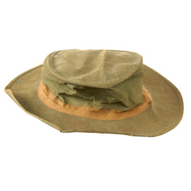 Original U.S. WWII USMC 1943-Dated Rubberized Rain Cap by Archer Rubber Co. - Size 6 ⅞ - Named