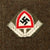 Original German WWII Reichsarbeitsdienst RAD Labor Service Insignia Grouping Attached to Uniform Fabric Original Items