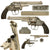 Original U.S. Merwin Hulbert & Co. .38cal Medium Frame Double Action Revolver with 5 1/2" Barrel and Folding Hammer - Serial 28466 Original Items