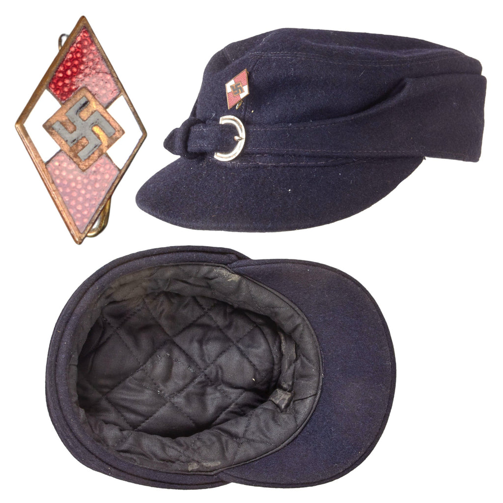 Original German WWII HJ National Youth Organization Skimütze Winter Ski Cap Original Items