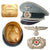 Original German WWII Named and Unit Marked Army Heer Infantry Officers Schirmmütze Visor Cap Original Items