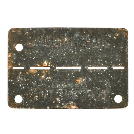 Original German WWII Stalag 308 Stalag VIII-E Russian Prisoner Dog Tag Original Items