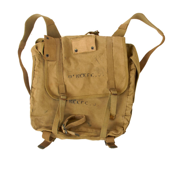 Original U.S. WWII US Marine Corps Named P41 Upper Pack by Boyt - Dated 1944 Original Items