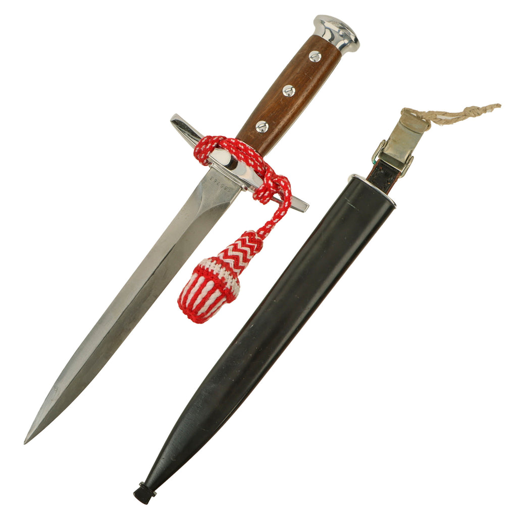 Original WWII Swiss Model 1943 Officer's Dagger by Elsener Schwyz with Scabbard & Portepee Original Items