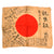 Original Japanese WWII Hand-Painted Silk Good Luck Flag with Lots of Signatures - 27 x 33” Original Items