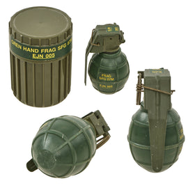 Original Singapore Modern Inert SFG 87 Fragmentation Grenade in Original Canister - Rare