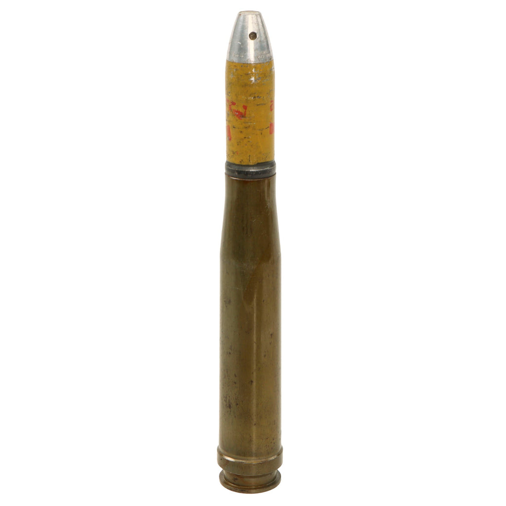 Original German WWII Inert 20mm 20×138 FlaK HE High Explosive Round - Dated 1944 Original Items