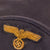 Original German WWII Named Kriegsmarine Navy Blue Junior Grade Officer Visor Cap - Schirmmütze