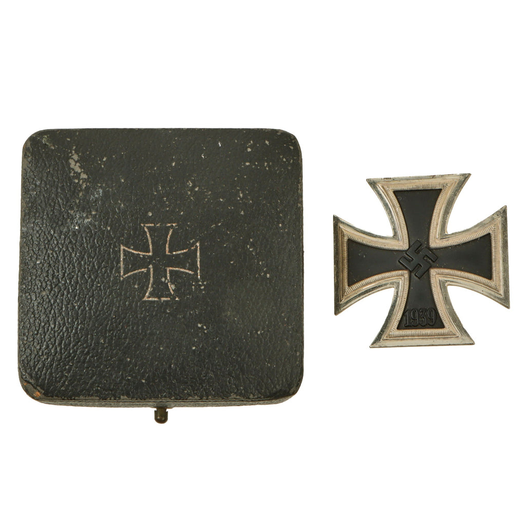 Original German WWII Excellent Cased Iron Cross First Class 1939 by Rudolf Wachtler & Lange of Mittweida - EKI Original Items