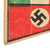 Original Italian WWII Axis Powers Friendship Pennant - Italian, German, and Japanese Emblems - 5 3/4" x 9 3/8" Original Items