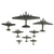 Original German WWII Soviet Russian Luftwaffe Recognition Model Airplanes by Wiking - Lot of 8 Original Items