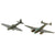 Original German WWII Soviet Russian Luftwaffe Recognition Model Airplanes by Wiking - Lot of 8 Original Items