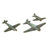 Original German WWII Soviet Russian Luftwaffe Recognition Model Airplanes by Wiking - Lot of 8 Original Items