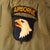 Original U.S. WWII 101st Airborne Division M-43 Jacket Liner Worn as Outer Garment with Captain’s Bars & 101st Patch -  Featured in “Heroes in Our Midst” Volume 3 Original Items