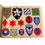 Original U.S. WWII Era U.S. Army Embroidered Insignia Album with 290 Patches Total in Original Box with Shoulder Patch Insignia Booklet - 11 ½ x 15 ½” Original Items