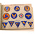 Original U.S. WWII Era U.S. Army Embroidered Insignia Album with 290 Patches Total in Original Box with Shoulder Patch Insignia Booklet - 11 ½ x 15 ½” Original Items