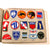 Original U.S. WWII Era U.S. Army Embroidered Insignia Album with 290 Patches Total in Original Box with Shoulder Patch Insignia Booklet - 11 ½ x 15 ½” Original Items