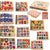 Original U.S. WWII Era U.S. Army Embroidered Insignia Album with 290 Patches Total in Original Box with Shoulder Patch Insignia Booklet - 11 ½ x 15 ½” Original Items