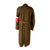 Original German WWII Organisation Todt OT-Obertruppführer NCO Earth Brown Wool Greatcoat with Armband Original Items