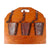 Original U.S. WWII Navy Colt .45 1911 Automatic Pistol Rack - Wood & Leather Construction Original Items