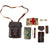 Original Japanese WWII IJA Leather Surgery Medic First Aid Pouch with Medic’s Armband, Field Surgical Kit, & Contents Found at Kahili Airfield in Bougainville, New Guinea Original Items