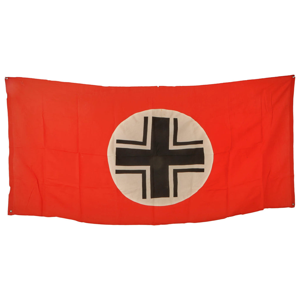 Original German WWII Balkenkreuz (Beam Cross) Panzer Tank & Vehicle Identification Flag - 39" x 78" Original Items