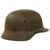 Original German WWII Luftwaffe Single Decal M40 Helmet with Relic Size 56 Liner - Stamped ET64 Original Items