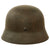 Original German WWII Luftwaffe Single Decal M40 Helmet with Relic Size 56 Liner - Stamped ET64 Original Items